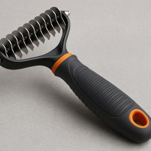 Heavy Duty Dematting Tool For Large Dogs With Sharp Inner Blades To Cut Through Tough Mats Safely