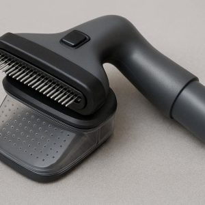 Electric Pet Vacuum Grooming Brush Attachment For Mess Free Deshedding Compatible With Most Vacuums